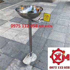 Bảo hộ Xuân Mai Bồn rửa mắt khẩn cấp đứng có chân đạp INOX 304